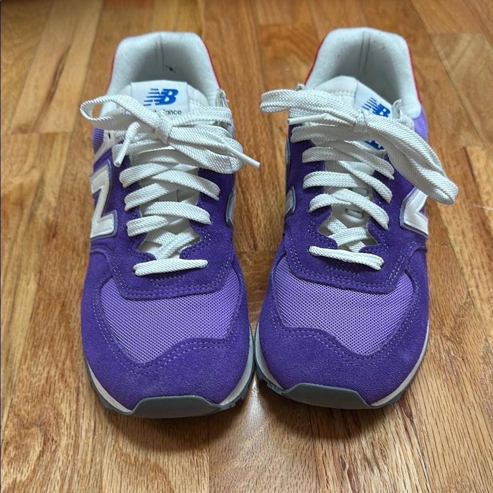 New Balance Purple 574 Sneakers